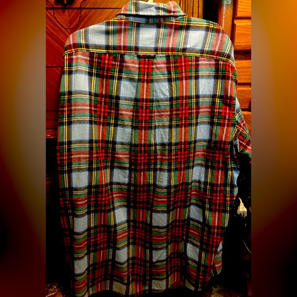 Lands end, flannel size XXL like new 18 to 18 1/2 traditional fit - Picture 3 of 3